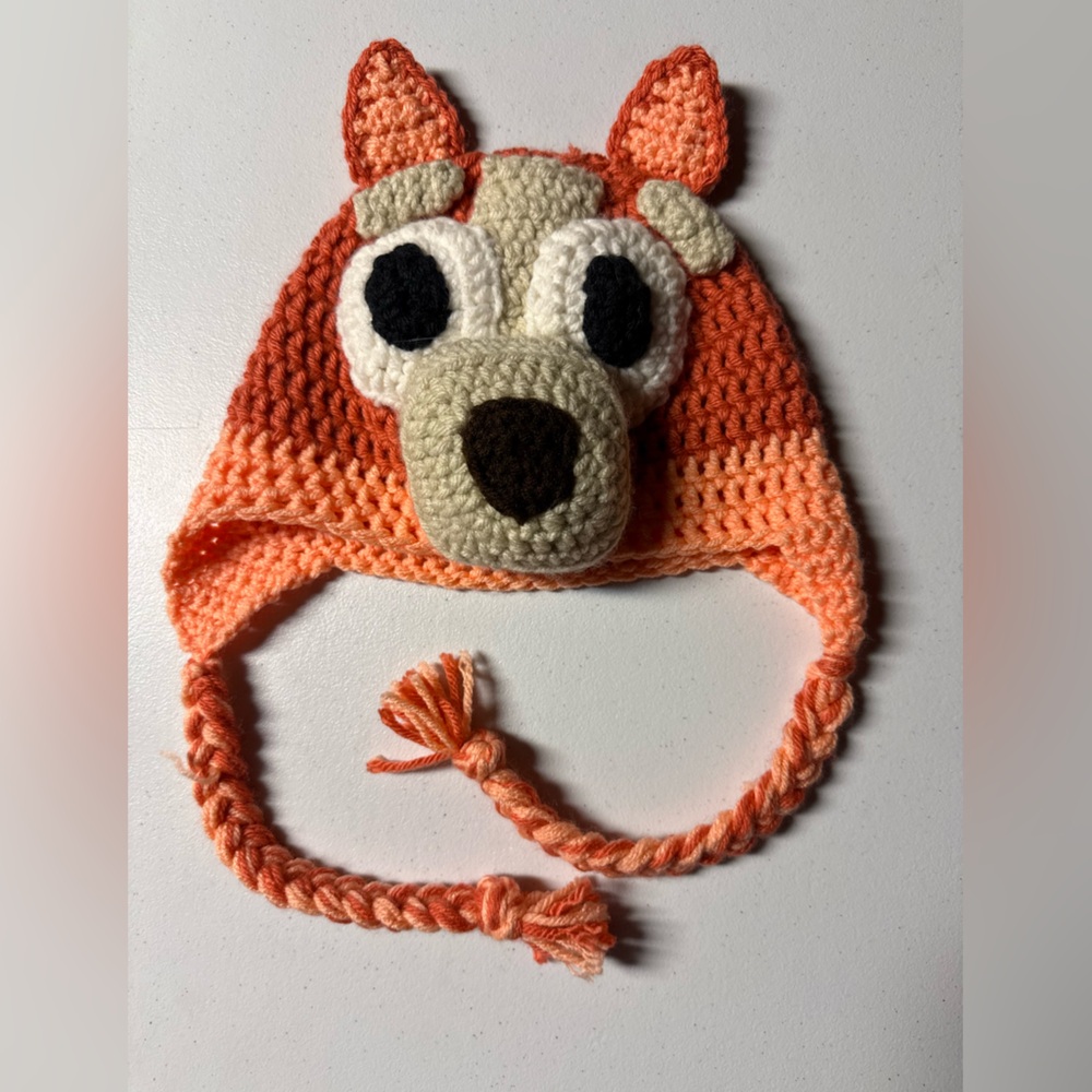 Hand Knit Bingo Hat for Kids